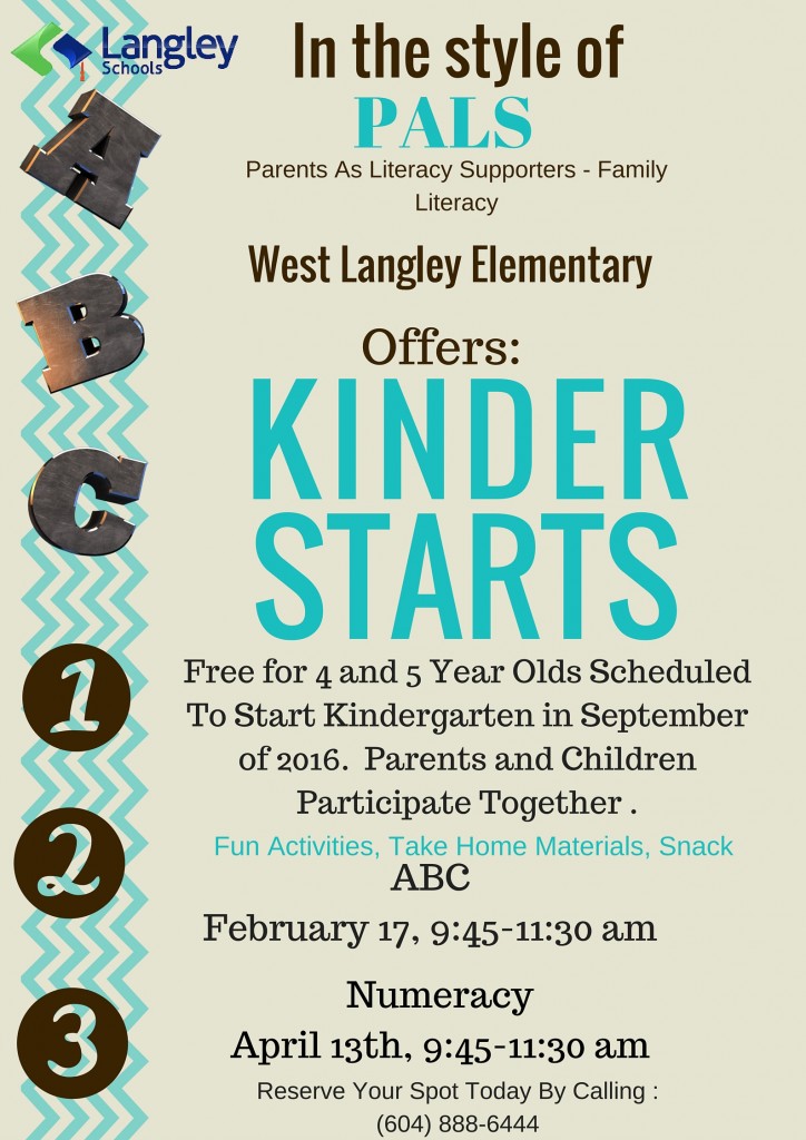 Feb 17 West Langley PALS KINDER STARTS